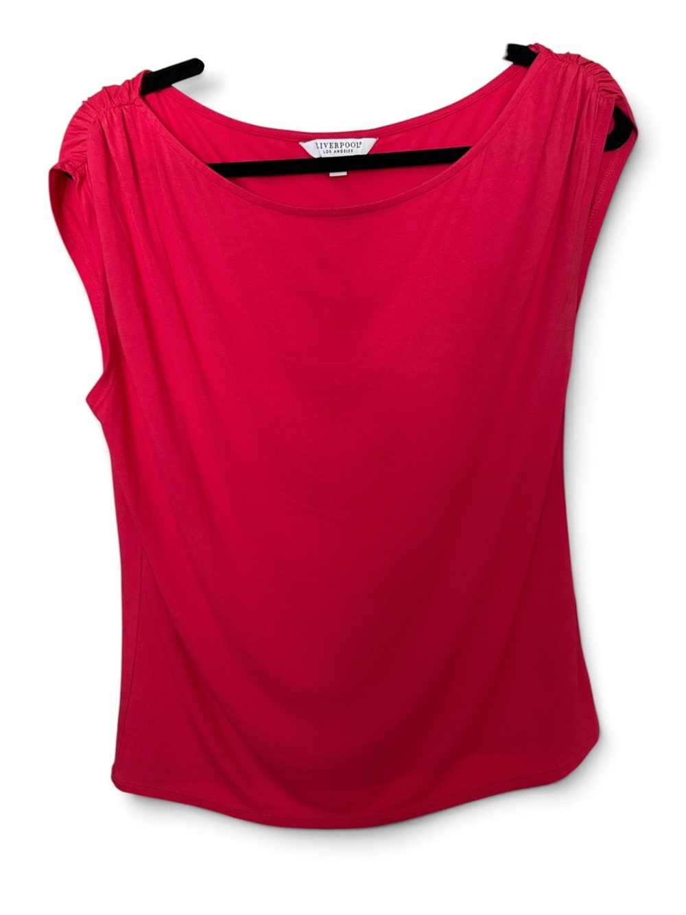 Liverpool Los Angeles Asymmetrical Off Shoulder Top Pink Size Small NWT